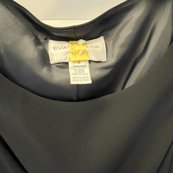 Evan Picone Black Cocktail Dress size 8 - Picture 2 of 4
